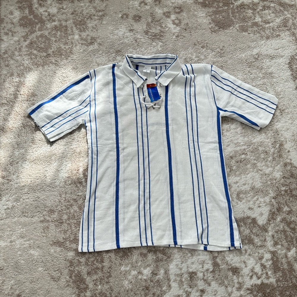Greek boho men's shirt